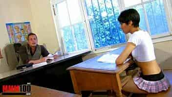 Jasmine Arabia perfect young arab slut fucked in the classroom